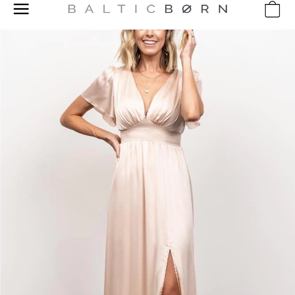 Baltic Born | Dresses | Prague Satin Maxi Dress Baltic Born Bridesmaid Dress